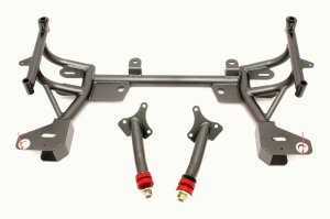 Pontiac Firebird Crossmembers - BMR Suspension - KM015 Tubular K-Member - Black Hammertone - `93-`02